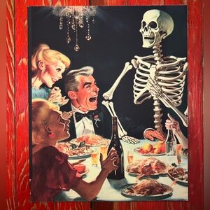 Composition Book / Journal: Vintage Skeleton Party